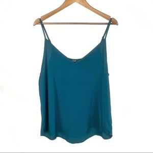 Shein Curve Teal V-Neck Cami